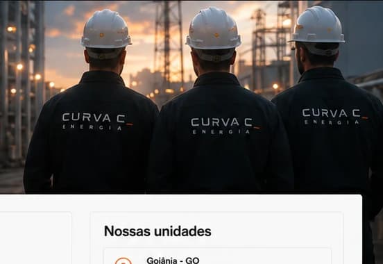 Equipe de engenharia em campo